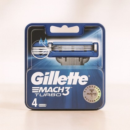 Gillette Mach3 Turbo wkłady do maszynki do golenia 4 szt
