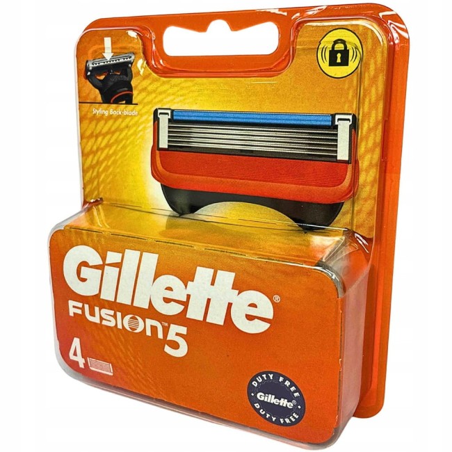 Gillette Fusion5 Fusion wymienne ostrza do golenia 4szt ORYGINAŁ