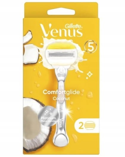Maszynka GILLETTE VENUS 5 COMFORTGLIDE COCONUT + 2 WKŁADY