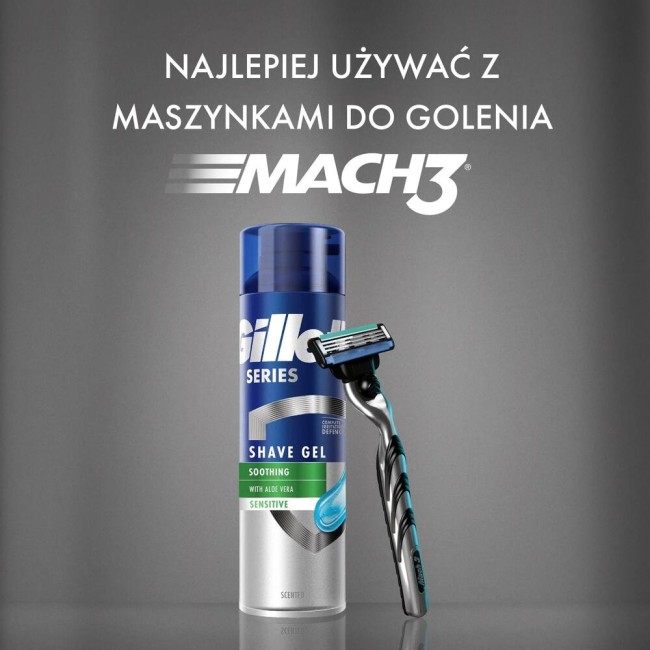 Gillette Series Chłodzący Żel do Golenia z Eukaliptusem 200ml