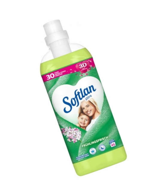 Softlan Fruhlingsfrisch płyn do płukania zielony 45 płukań 1L