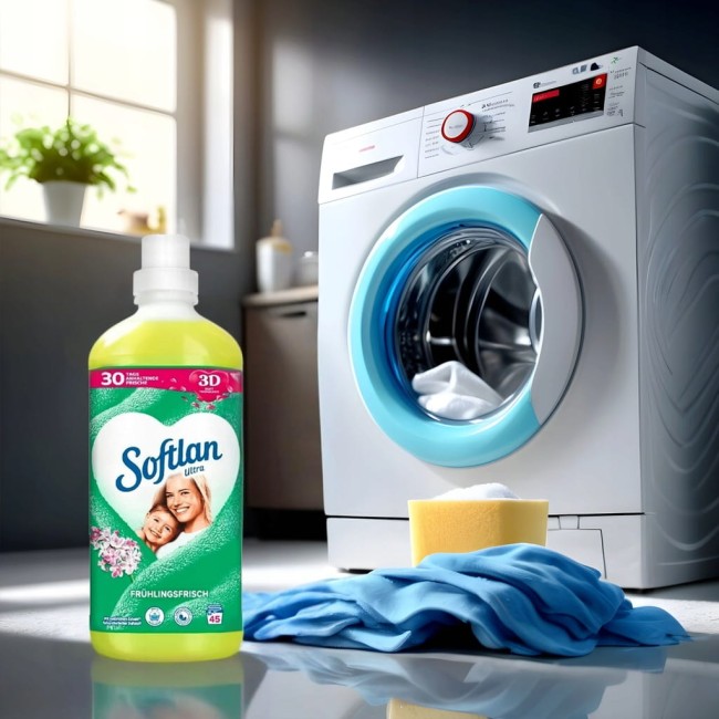 Softlan Fruhlingsfrisch płyn do płukania zielony 45 płukań 1L