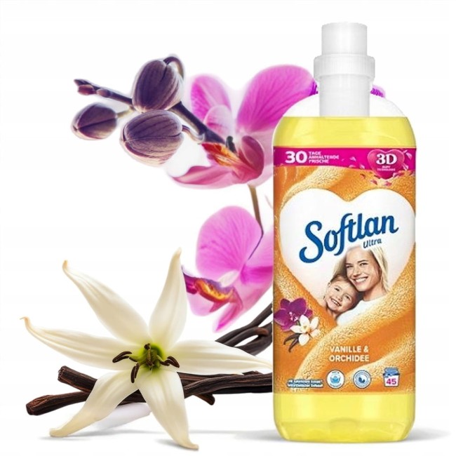 Płyn do płukania Softlan Vanille & Orchidee 1L 45 płukań