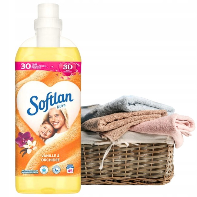 Płyn do płukania Softlan Vanille & Orchidee 1L 45 płukań