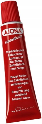 Ajona medyczny koncentrat pasty do zębów, dziąseł, krwawiące dziąsła, 25 ml