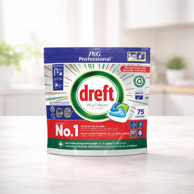 DREFT Platinum All in One kapsułki do zmywarki 75szt