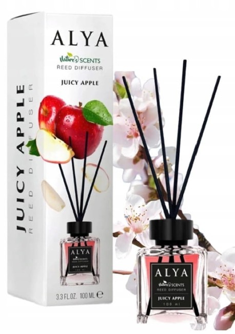 Alya Patyczki Zapachowe Intensywny Zapach Jabłka 100 ml