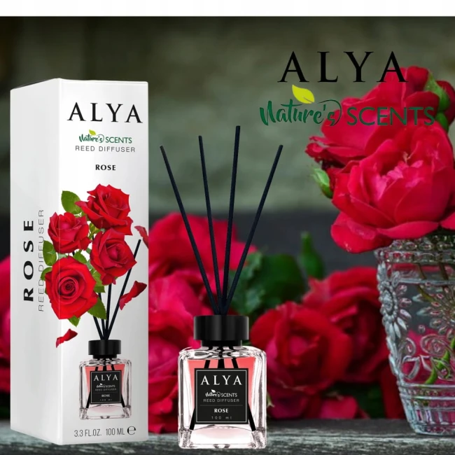 Alya Pachnące Patyczki Zapachowe Rose 100 ml