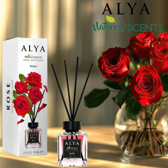 Alya Pachnące Patyczki Zapachowe Rose 100 ml