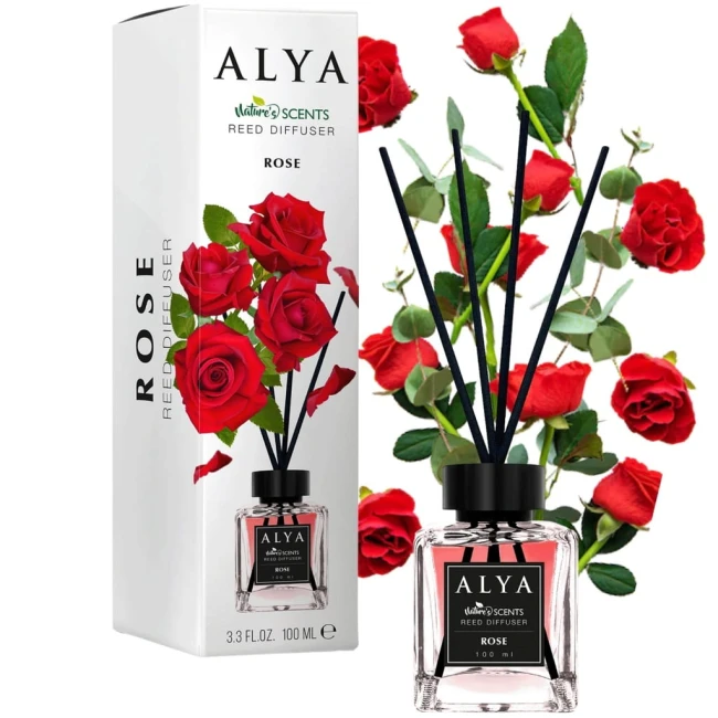 Alya Pachnące Patyczki Zapachowe Rose 100 ml