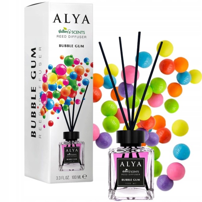 Alya Pachnące Patyczki Zapachowe Bubble Gum 100 ml