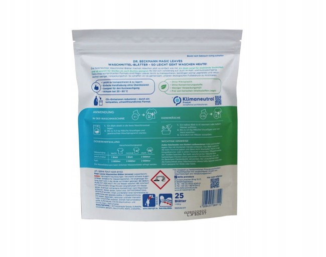 Dr. Beckmann Magiczne Listki do Prania Universal 25 szt.