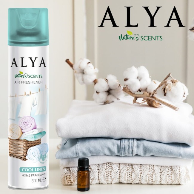 Alya Zapachy Natury Odświeżacz Powietrza Spray Cool Linen 300 ml